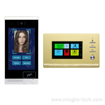 New Design Audio System Face Recognition Doorbell Video